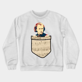 Johannes Brahms In My Pocket Crewneck Sweatshirt